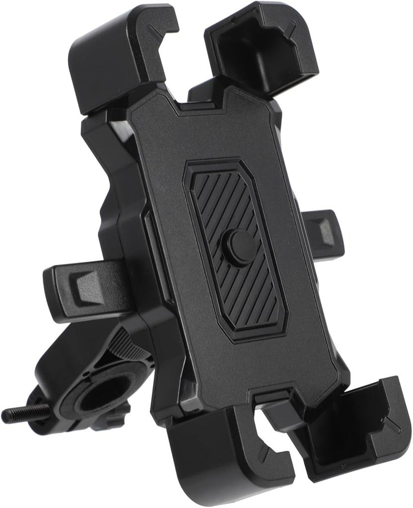Bike Phone Mount 360 Rotatable Anti Vibration Motorcycle Handlebar Holder Universal Non Slip Cycling GPS Bracket