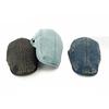 Women's Denim Beret British Vintage Forward Cap Men's Peaked Cap