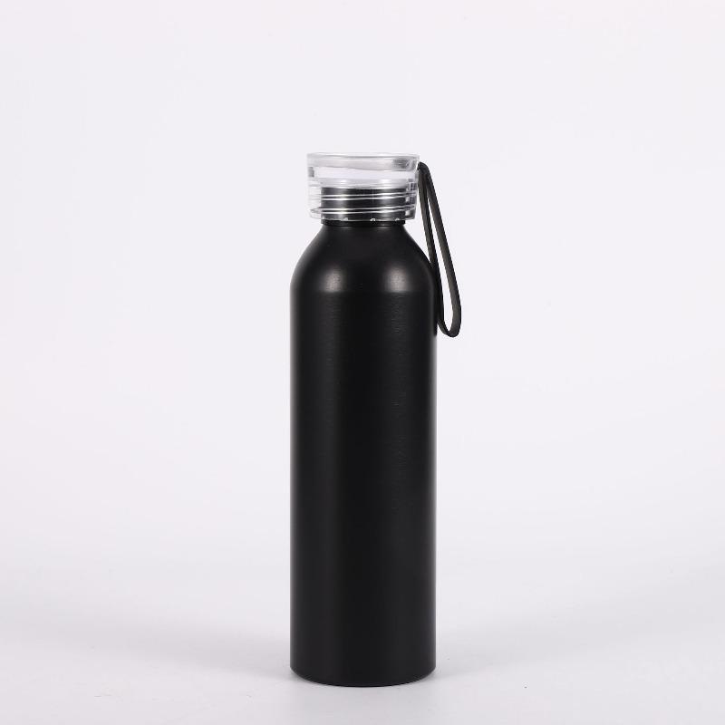Aluminum Water Bottle with Lifting Rope Outdoor Portable Hiking Travel Kettle Large Capacity Sports Water Bottle with Lid