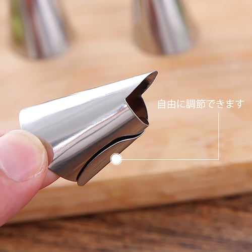 Finger Cots/stainless Steel Nail Covers/edamame Peelers/metal Garlic Peelers (set of 5)