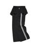 Lmr Layered Track Nylon Skirt Pants Black