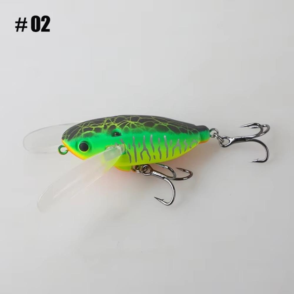 6.5g Topwater Fishing Lure Floating Type Cicada Fishing Lure NEW Crawling Surface Lure  For Bass