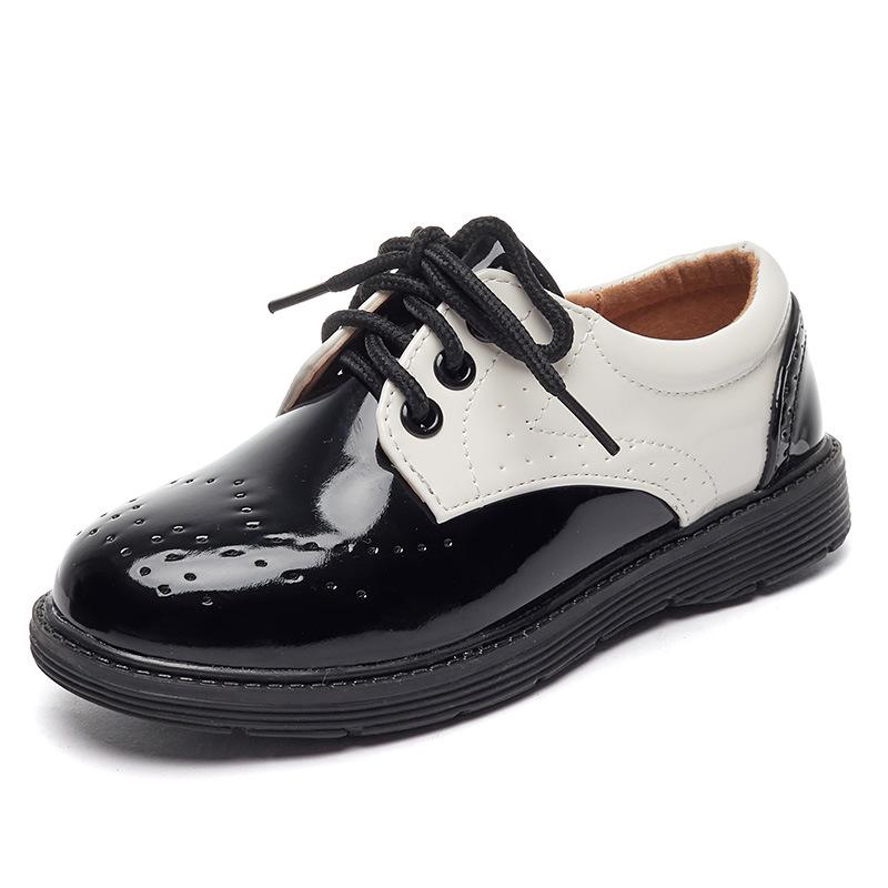 British Style Leather Student Shoes 2025 - Boys' Spring Collection