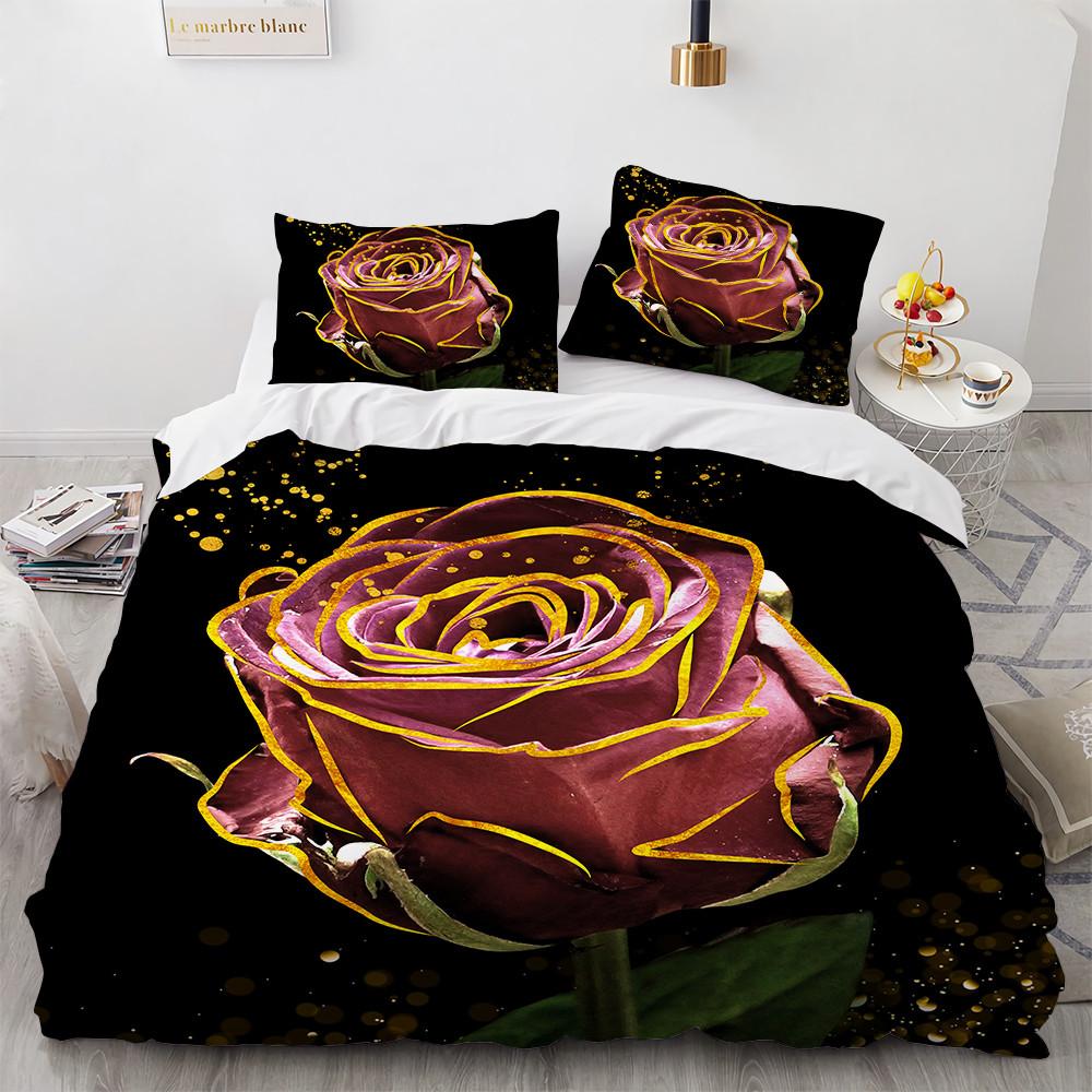 High Quality Bedding Dropshipping Winter Thicken Quilt Covers Set Wedding Adults Size Luxury Bedding Sets Married Bed Linens Hot