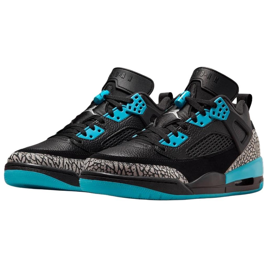 Air Jordan Spizike Low Gamma Blue Unisex Sneakers Black Wolf-Grey FQ1759-005