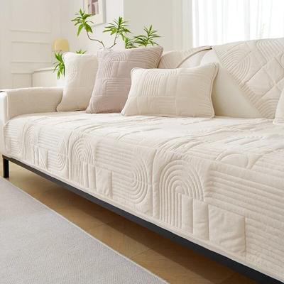 Thicken Plush Sofa Covers for Living Room Non Slip Winter Warm Sofa Cushion Lounge Universal Sectional Sofa Towel Home Decor