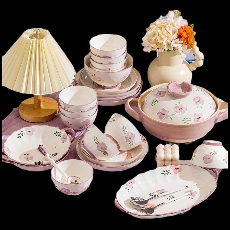 Panlu 18-teiliges japanisches Keramik-Geschirrset für 4 Personen