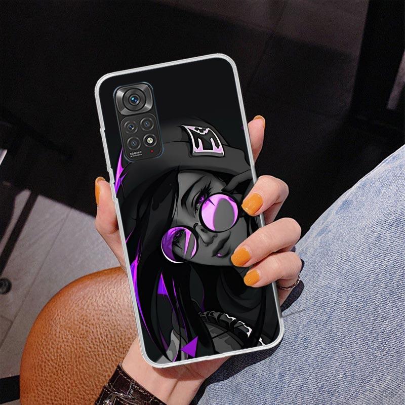 Valorant Game Cool Phone Case For Xiaomi Redmi Note 15 14 13 12S 12 11 Pro Plus 14S 11S 11E 10 10S 11T 5G Personalized Cover Red
