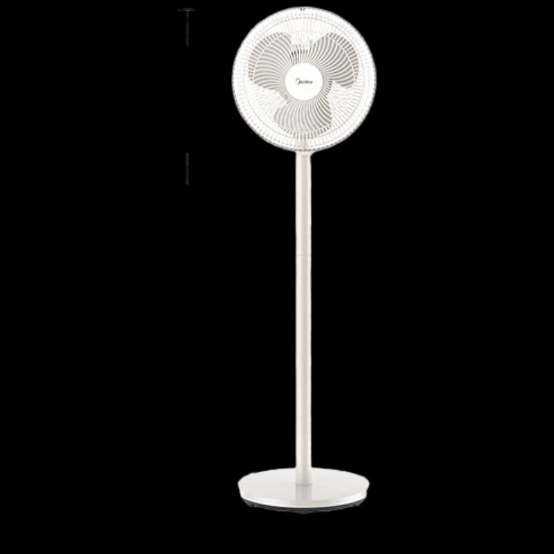 Midea 3-Blade Oscillating Height Adjustable Pedestal Fan CN plug (adapter included)