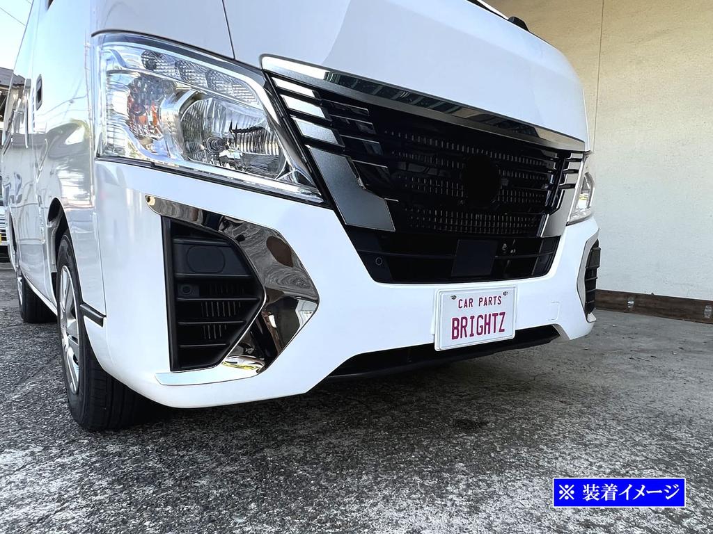 BRIGHTZ Отделка из нержавеющей стали Боковые накладки противотуманных фар для Toyota Caravan E26 Ультра-зеркальные (Набор из 2 предметов) (фургон) [FRO-ETC-MID-019]