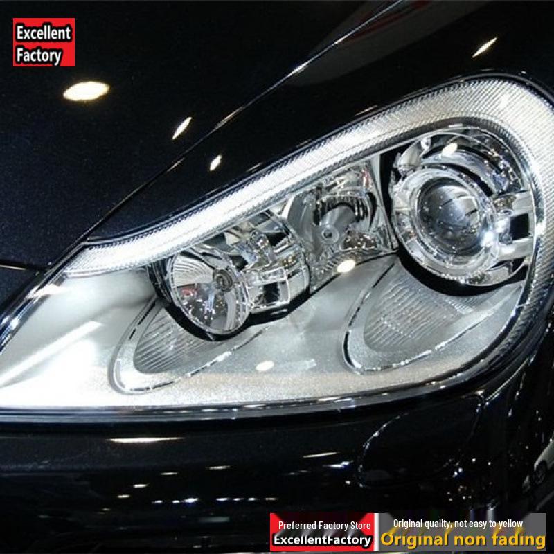 Compatible Headlight Lampshade for 07-10 Old Cayenne Models - Transparent Front Lamp Housing