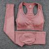 European & American Women's Butt-Lifting Seamless High-Waisted Yoga Pants & Bra Set
