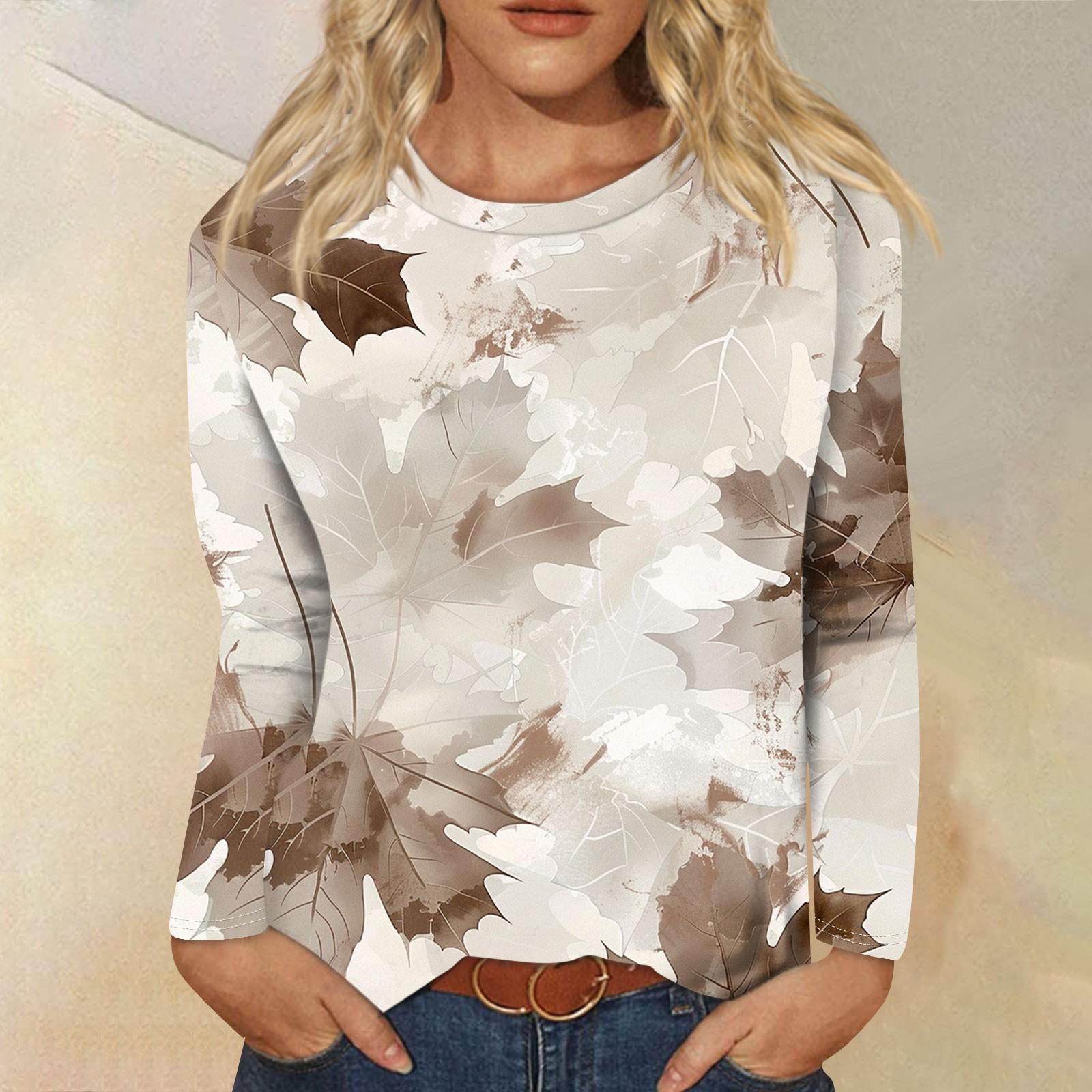 

Женские рубашки с длинным рукавом и круглым вырезом, базовая футболка, повседневный топ, осенняя модная туника, облегающие футболки L