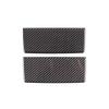 2x Soft Carbon Fiber Car Makeup Mirror Cover Decorative Stickers Suitable for Honda Odyssey RB1/RB2/RB3 2009-2014