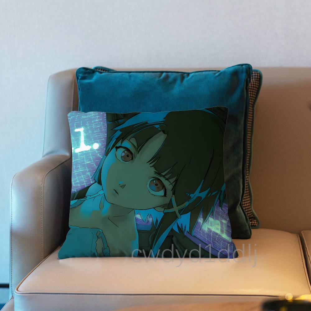 SSerial Experiments Lain Pillowcases Cute Funny Pillow Case For Wedding Party Home Decor Comfy Pillow Cover