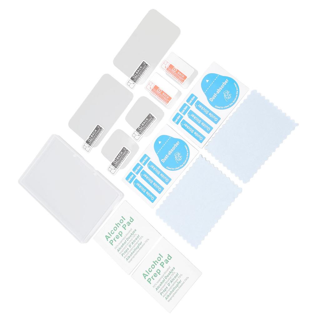 2 Pack Action Camera Screen Lens Protector Tempered Glass Scratch Resistant Ultra Thin Screen Protector with Lens Guard