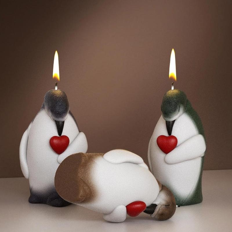 Animal Shaped Candle Mold Gypsum Ornament Mould Home Decoration Molds Handmade Jewelry for Aromatherapys Enthusiasts