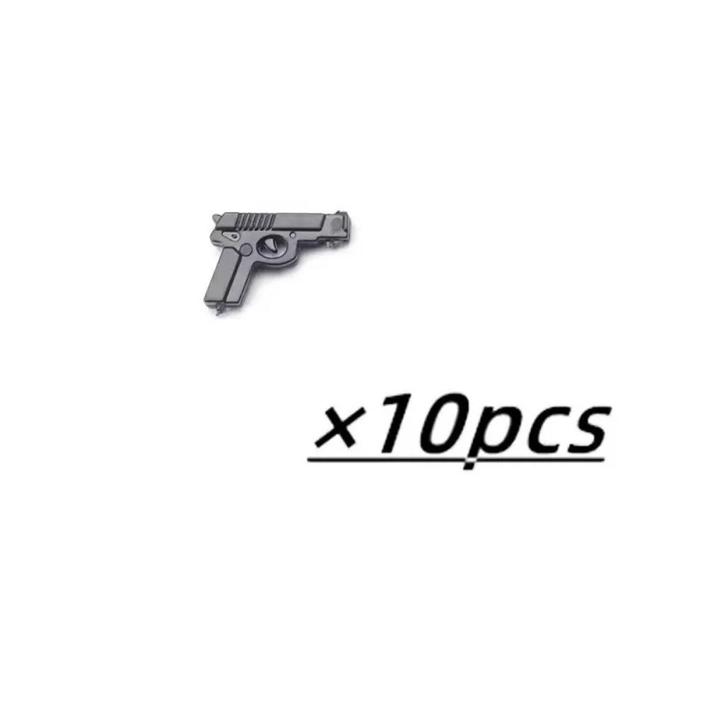 WW2 Military Weapon MOC Mini Building Blocks Figures Soldier US Soviet Rifle Gun Rocket Launcher MG42 RPG Bullet Bricks Toys