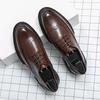 Leder-Loafer für Herren: Business & Freizeit, Atmungsaktive Formelle Schuhe, Niedrig geschnitten, Dicksohlig, Britischer Stil für Hochzeiten.