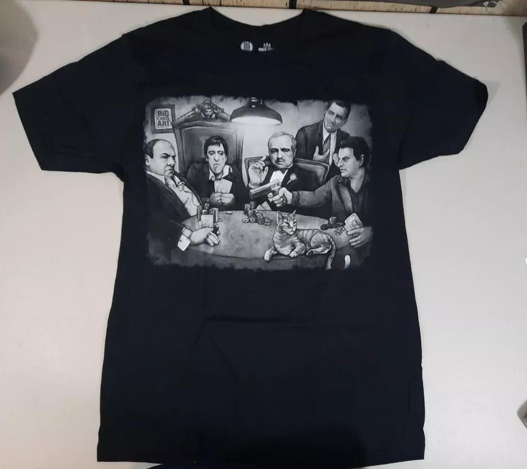Tv And Movie Gangsters T Shirt Sm Sopranos Scarface Godfather Goodfellas 2XL