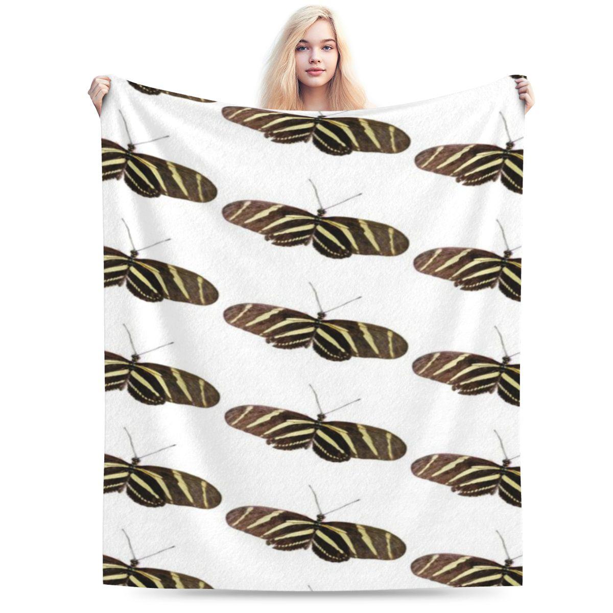 

Zebra Longwing Personalized Comfortable Party An UltraSoft Micro Fleece Blanket 75x100cm 30x40in