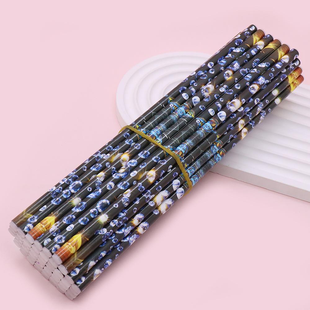 Nail Art Double-Ended Crayon for DIY Dotting & Rhinestone Pickup with Built-in Stickiness