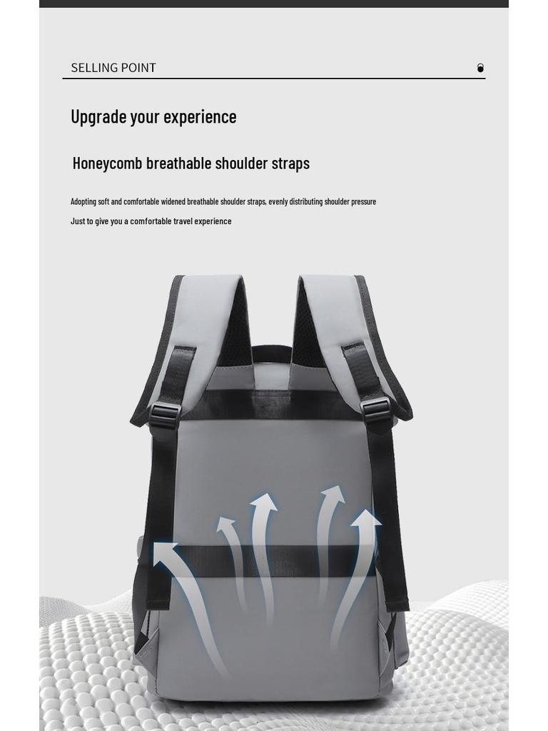 Herren Rucksack mit großem Fassungsvermögen für Business und Reise, für Studenten