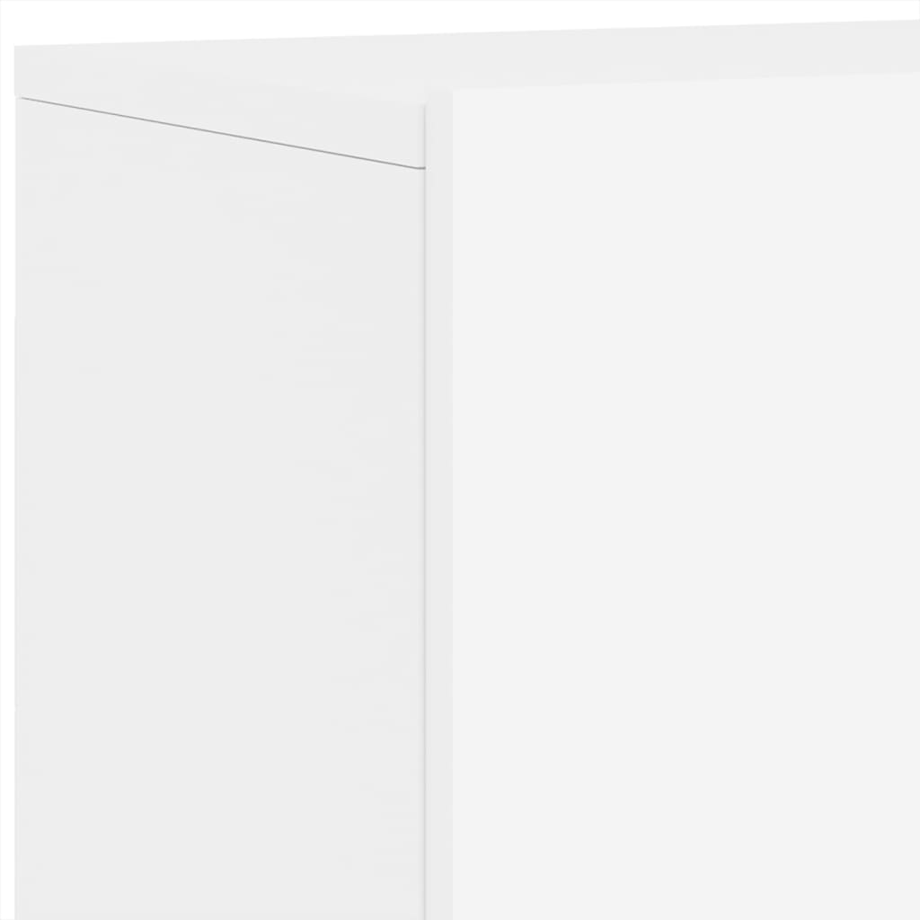 5 Piece White Living Room Wall Unit