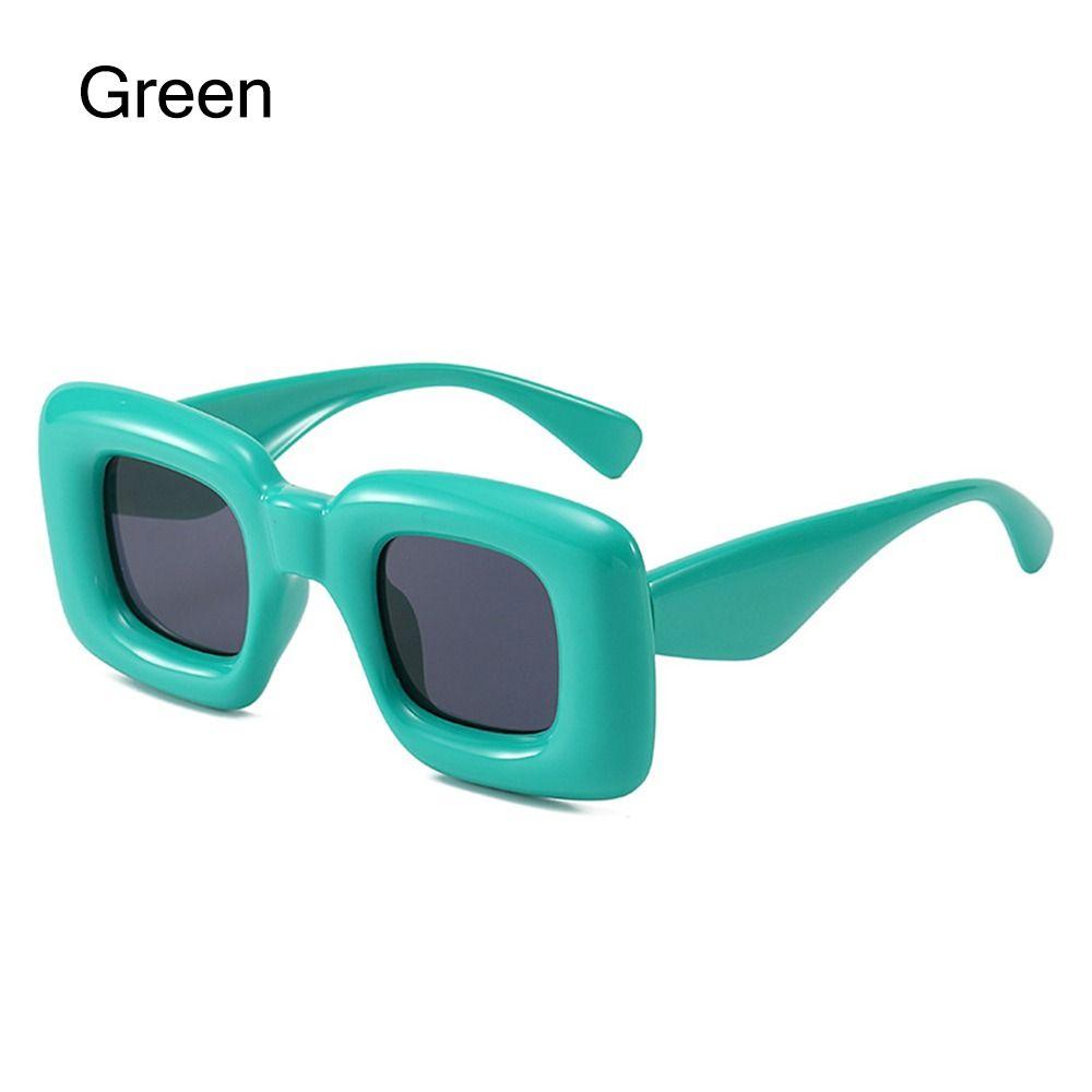 1pc Oversized Cute Heart-Shaped Inflated Sunglasses for Women Trendy Chunky Sun Glasses Retro Thick Frame Funny Shades