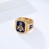 2026 Vintage Personality Masonic Ring Ring Men's Brotherhood Fashion Hipster Wear Hands Accessories