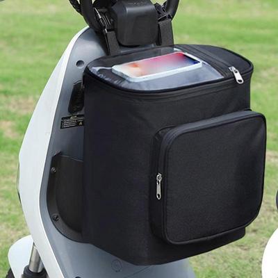 Waterproof Cycling Handlebar Front Storage Bicycle Bag Hunging Organizer Tube Saddle Storage Bag for Folding/Electric Bike