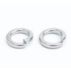 GB93 304 Stainless Steel Spring Washer - Open Style, White Finish, Sizes M2 To M6