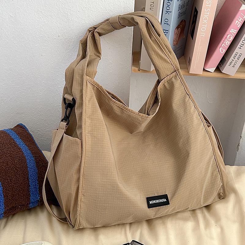 Слэк-сумка женская новая большая вместительная повседневная универсальная наплечная сумка-мессенджер женская легкая сумка-тоут хаки