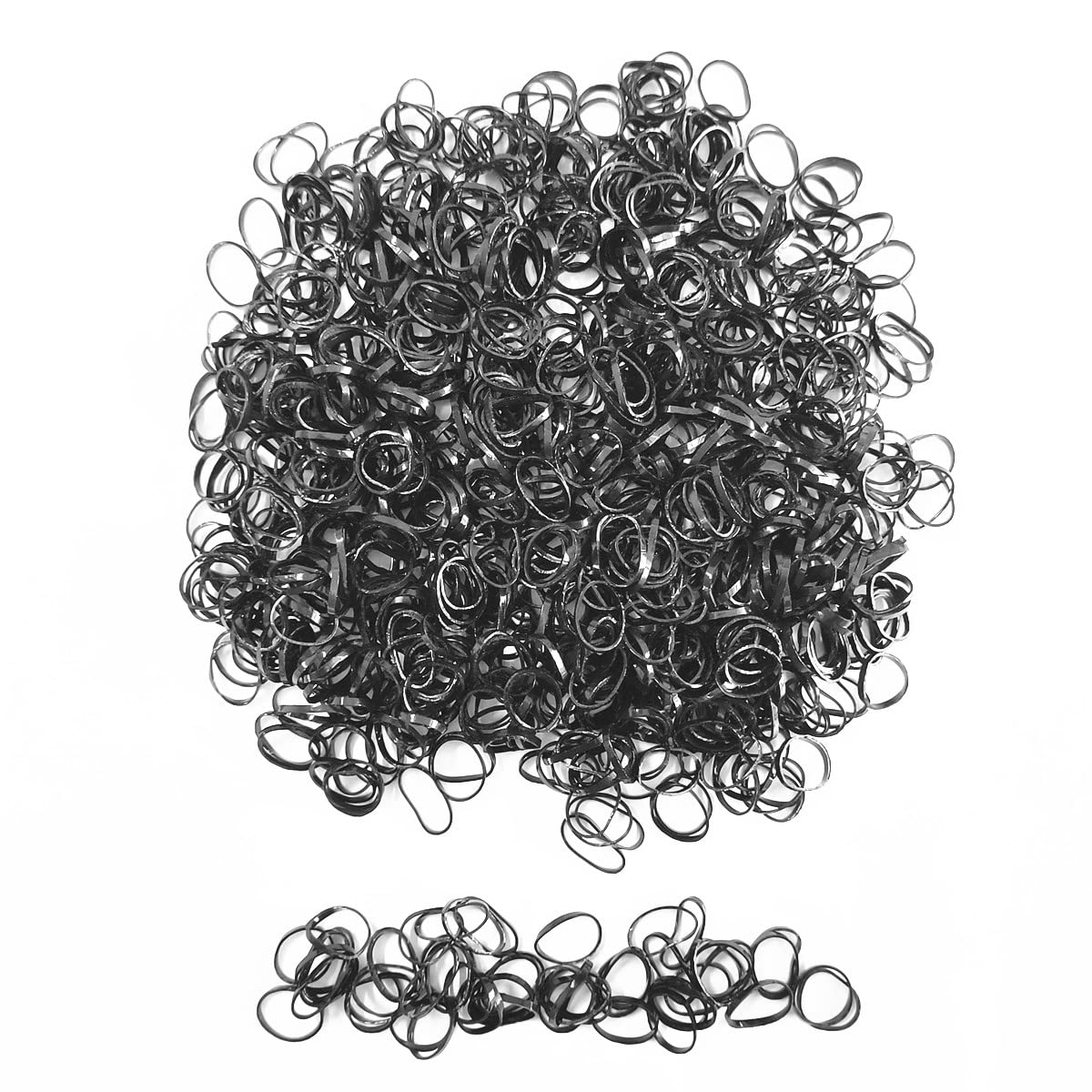 Getrays Kids Hair Ties, 1000 Rubber Bands, Silicone Hair Ties, Tangle-Free Hair Bands for Kids, Hair Arrangements, Hair Accessories, Hair Ties,