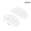 20 Pairs Silicone Material Mini Glasses Nose Pads Transparent White Air Cushion Design Non Slip Nose Pads Sunglasses Nose Pads