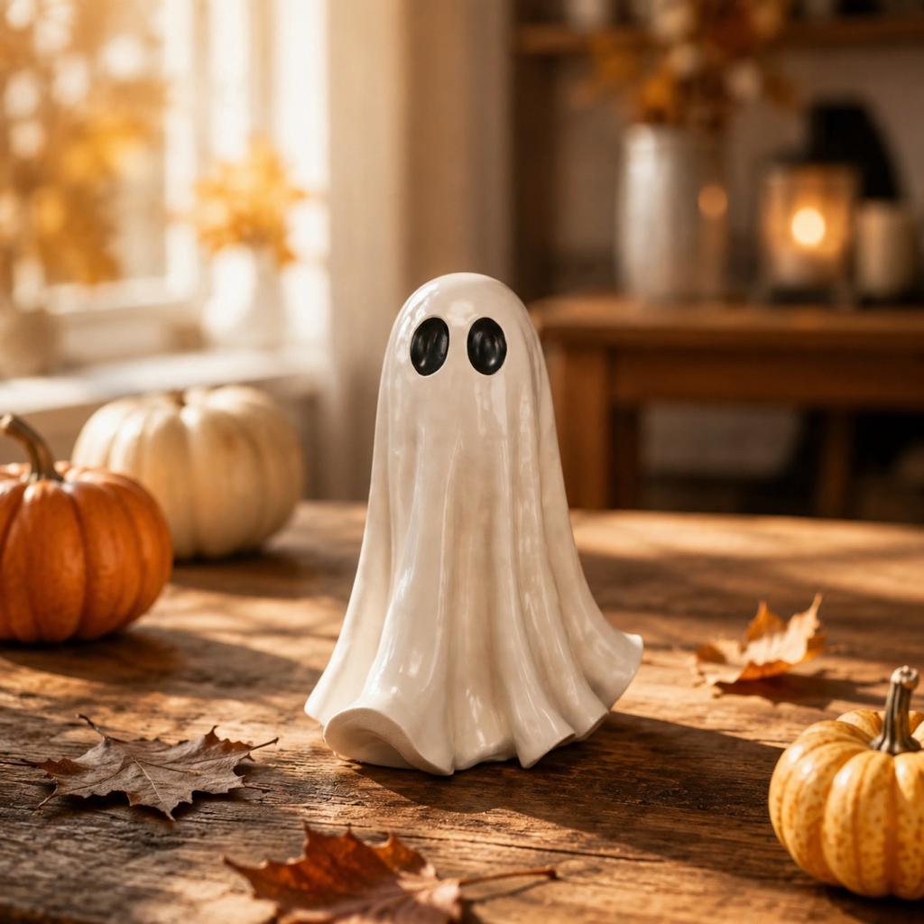 Halloween Resin Figurine Tabletop Decor for Mantel Shelf