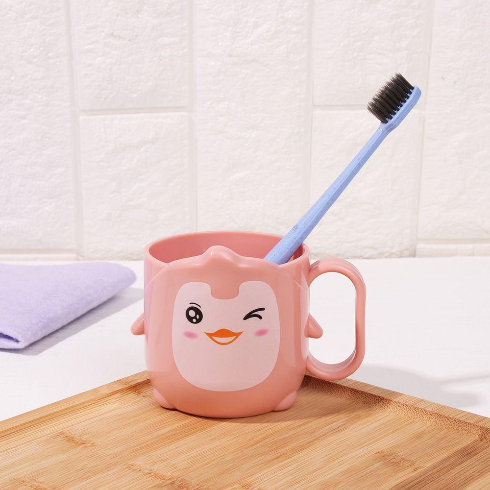 Dětský kelímek na ústní vodu pro batolata Kelímek na ústní vodu na čištění zubů Držák na zubní kartáček Koupelnový Dětský Kelímek na ústa s malou kachničkou