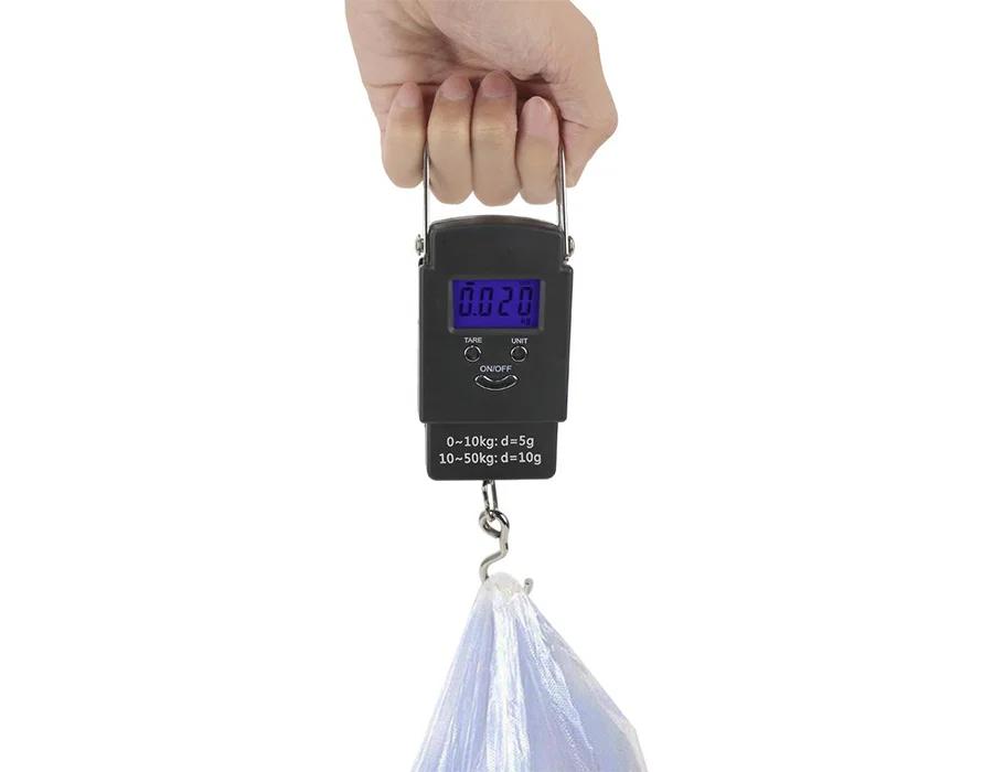 Small Hook Scale, Load Capacity Up To 50 Kg, On Hook, Battery-Powered, Resistant, For Weighing Hdwr Weightpro-H50C