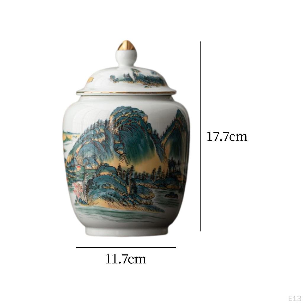 Artisanal Ceramic Tea Canister for Gourmet Loose Leaf Teas