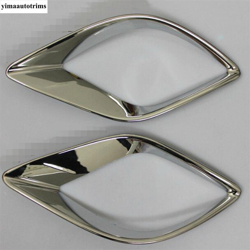Rear Bumper Fog Lamps Lights Frame Decoration Cover Trim For Mazda CX5 CX-5 2013 2014 2015 2016 ABS Chrome Accessories Exterior