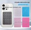 40-Piece Double-Sided Silicone Suction Cup Phone Stand – Non-Slip, Portable, Movable, Hot-Selling Model.