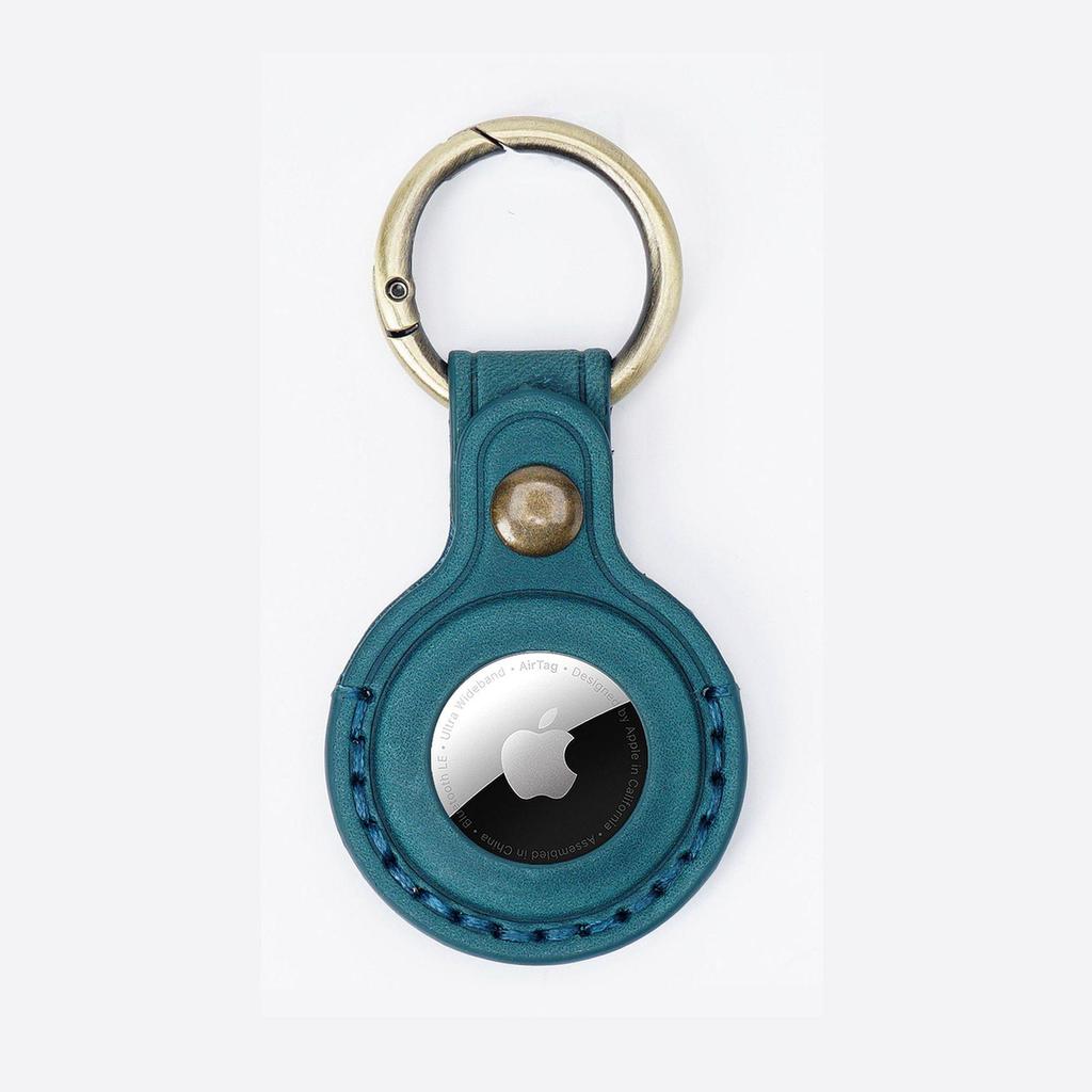 Original Leder Schutzhülle für Apple AirTag Schlüsselanhänger - Anti-Verlust Haustier-Tracker
