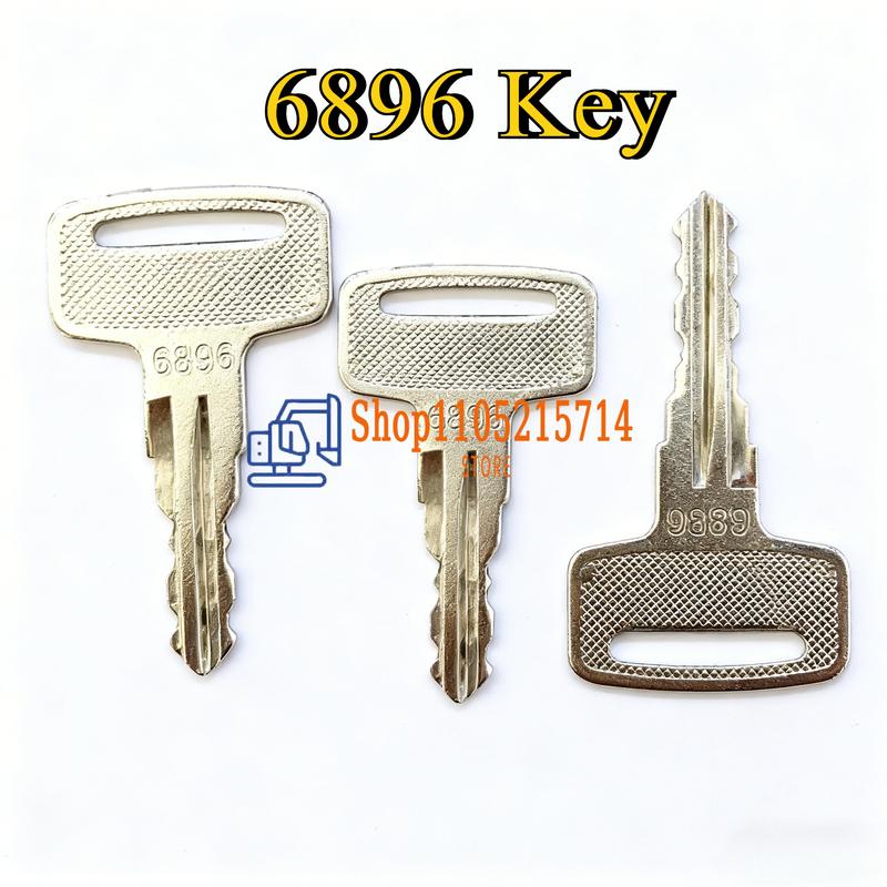 10PCS 6896 Key Fits for Wacker Neuson Trench Roller 0160431 160431 Ignition Key