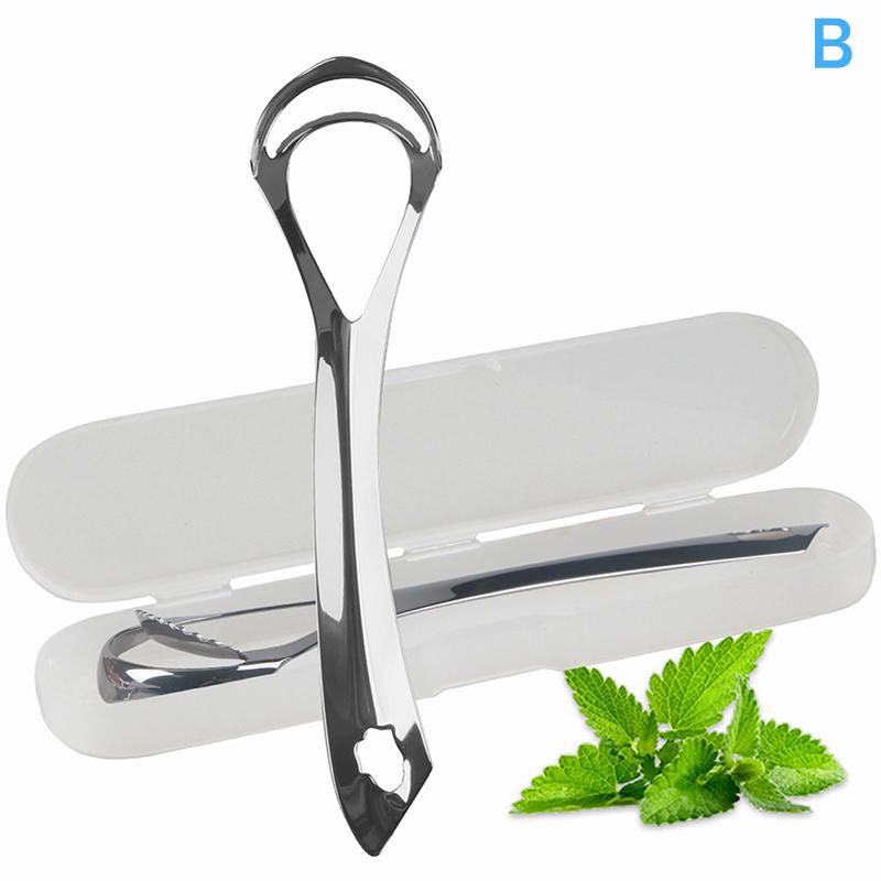 Stainless Steel Tongue Scraper Tongue Coating Cleaner Tongue Coating Brush Oral Tongue Cleaner Tool Fresh Breath
