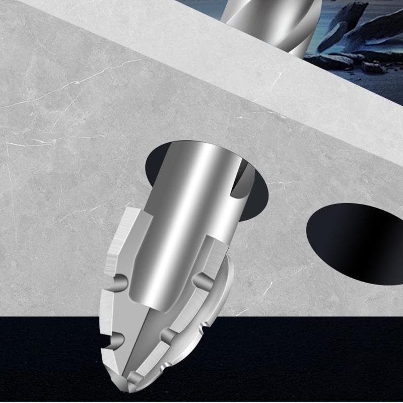 High Efficiency Titaniums Coated Steel Screwdriver Bit Set For Metal Wood Plastic Drilling 4mm, 5mm, 6mm, 8mm, 10mm