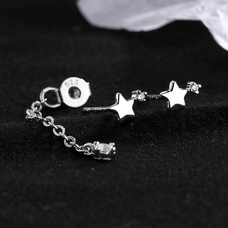 Boucles D'oreilles Pendantes Argentées - Alliage Métal - Neuf Avec étiquettes - Idée Cadeau