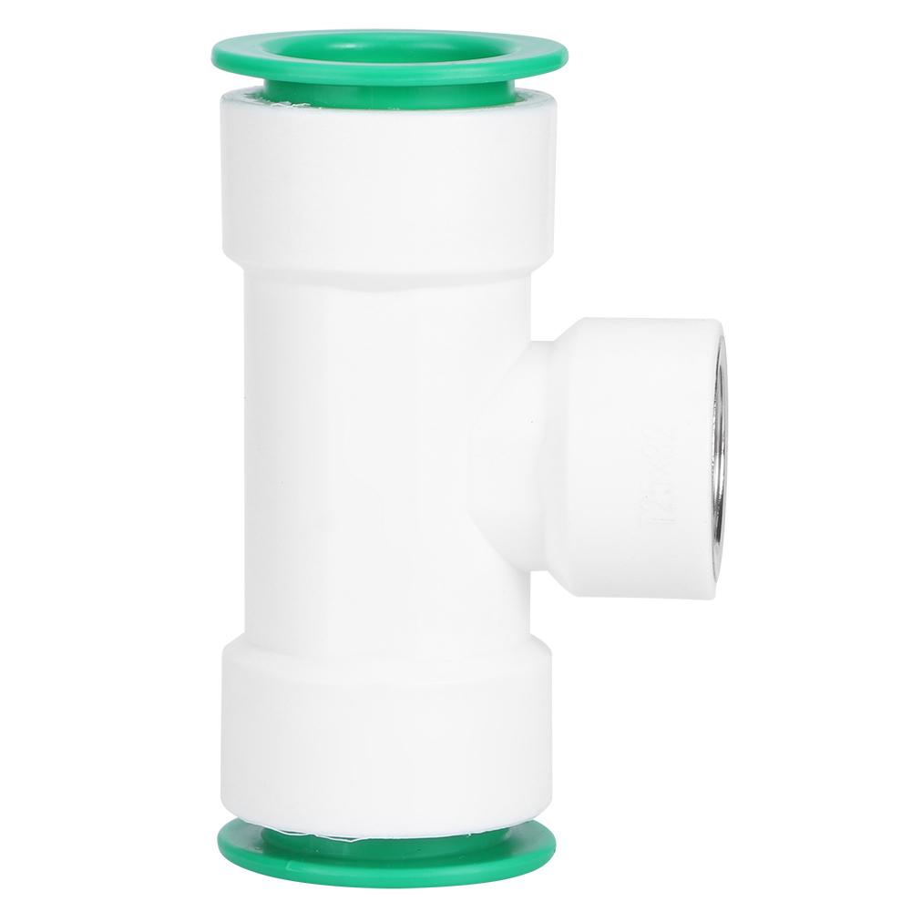 PPR Kunststoff 32mm Steckverbinder T-Stück Wasserrohr Sanitärfittings mit 3/4 Innengewinde