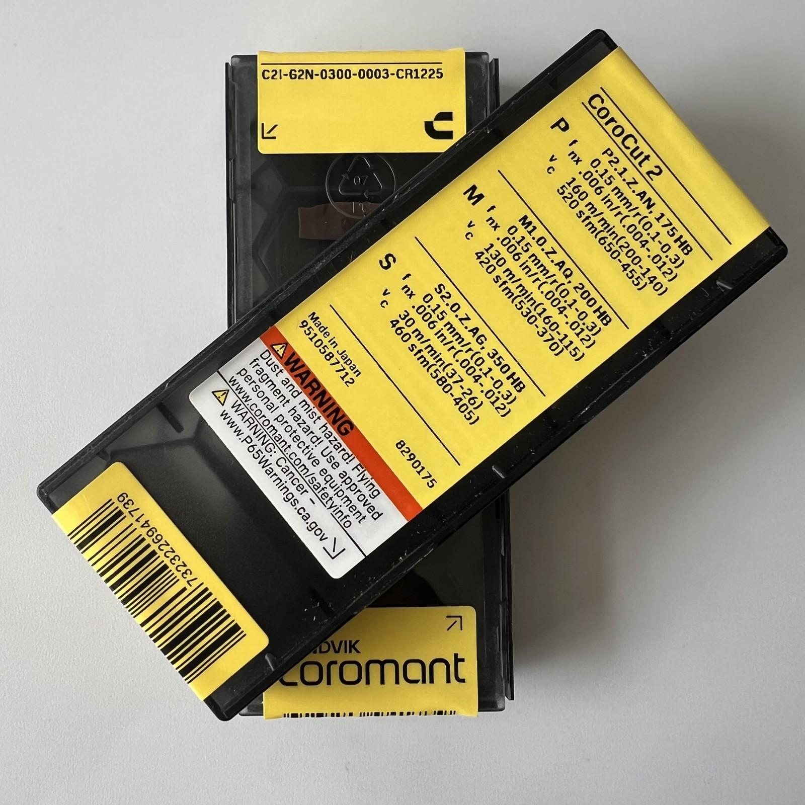 

SANDVIK / C2I-G2N-0300-0003-CR 1225 / Original Swedish hard alloy blade 5 Pcs