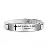 Silver Family Friendship Bracelet Adjustable Bible Verse Bracelet  Religious Gifts