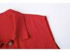 Women's Colorful Denim Vest - Trendy Spring/Autumn Jacket with Large Pockets and Slimming Fit